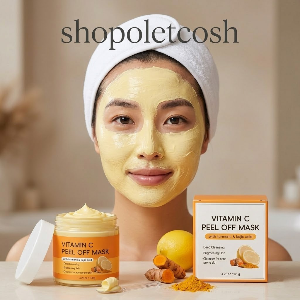 Shopoletcosh Ultra-Pure Vitamin C Cleansing Mask – Surface Refining & Oil Control