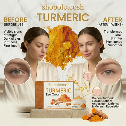 Shopoletcosh Turmeric Radiance Resurfacing Eye Serum | Intensive Lift & Dark Circle Recovery